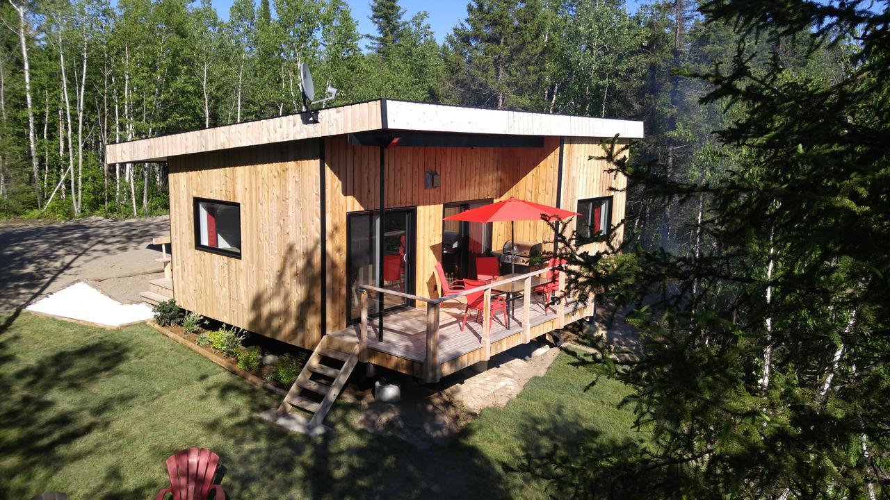Residence Touristique Lodge Des Bois Saint-Félix-d'Otis المظهر الخارجي الصورة