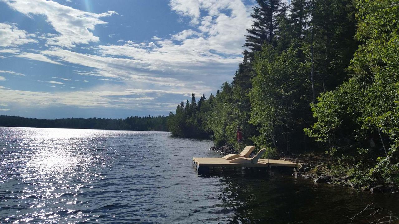 Residence Touristique Lodge Des Bois Saint-Félix-d'Otis المظهر الخارجي الصورة
